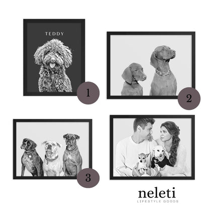 neleti pet portrait Personalized Pet Portrait