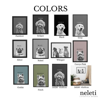 neleti pet portrait Personalized Pet Portrait