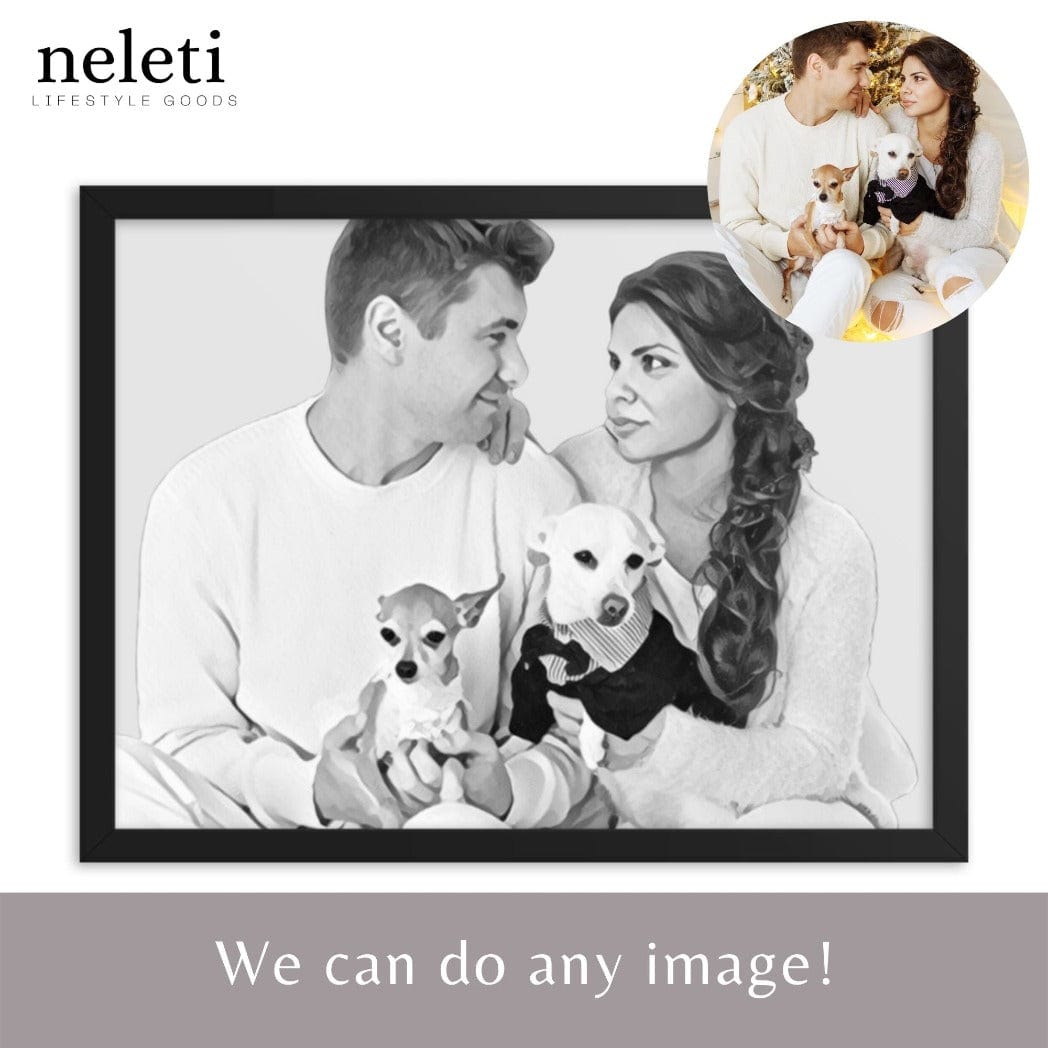 neleti pet portrait Personalized Pet Portrait