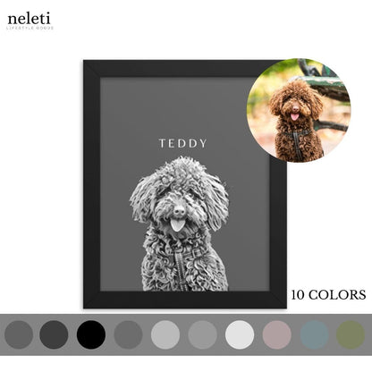 neleti pet portrait Zambezi / 8x10in/20x25cm-no frame Personalized Pet Portrait